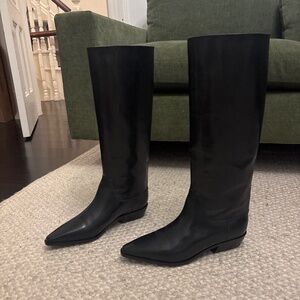 Reformation Dominique Knee Boot Black - Size 8.5